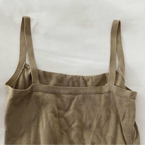 Valentino cotton cropped tank top tan 42 - Picture 5 of 13